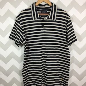 Nautica jeans co XL polo striped casual shirt